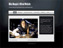 Tablet Screenshot of mikemangini.com